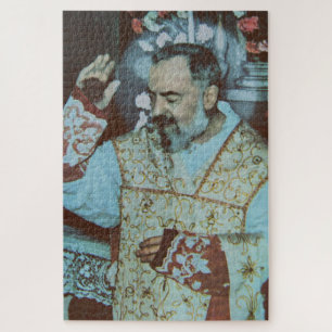 Quebra-cabeça Santo Padre Pio Testemunha de Sofrimento e Miseric