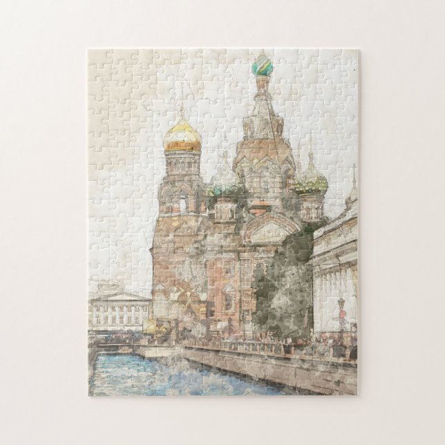 Quebra-cabeça Santo-Petersburgo, Rússia (Vertical)