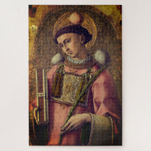Quebra-cabeça Santo Stephen (por Carlo Crivelli, 1476)