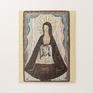 Quebra-cabeça Santo Veronica Jesus encara pintura de arte antiga