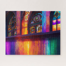 Quebra-cabeça Santuário | Rainbow Church Interior