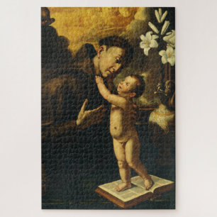 Quebra-cabeça São António de Lisboa com o Menino Jesus