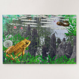 Quebra-cabeça Sapo para suínos