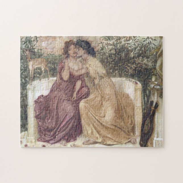 Quebra-cabeça Sappho e Erinna em um Jardim Grego (Amor Lésbico) (Horizontal)