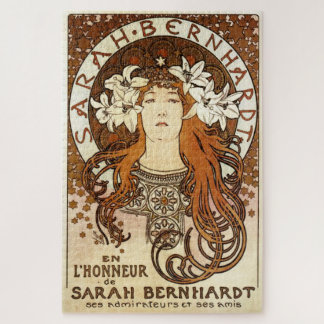 Quebra-cabeça Sarah Bernhardt: Uma Obra-Prima da Mucha