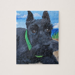 Quebra-cabeça Sasha o Schnauzer preto