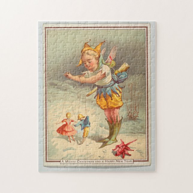 Quebra-cabeça Saudação de Natal (Vertical)