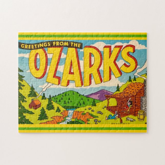 Quebra-cabeça Saudação Ozarks 11x14 (Horizontal)