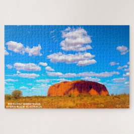 Quebra-cabeça Saudações de Aniversário  Ayers Rock Austrália