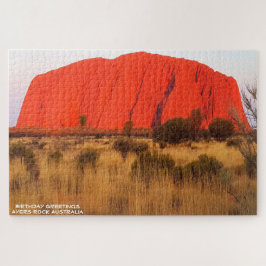 Quebra-cabeça Saudações de Aniversário  Ayers Rock Austrália