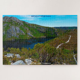Quebra-cabeça Saudações de Aniversário Crater Lake Tasmânia