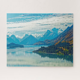 Quebra-cabeça Saudações de aniversário do Lago Wakatipu Nova Zel