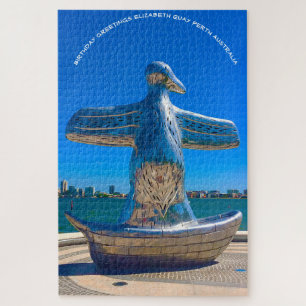 Quebra-cabeça Saudações de Aniversário Elizabeth Quay Perth Aust