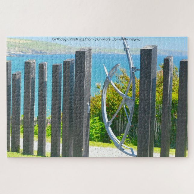 Quebra-cabeça Saudações de Dunmore Clonakilty Irlanda Jigsaw P (Horizontal)