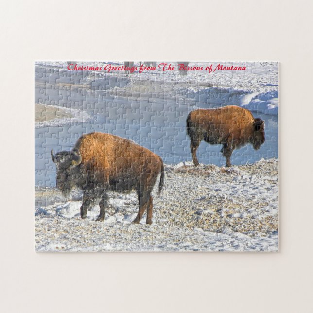 Quebra-cabeça Saudações de Natal Bisson Montana (Horizontal)