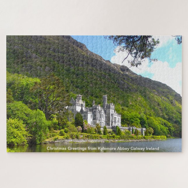 Quebra-cabeça Saudações de Natal da Kylemore Abbey Galway (Horizontal)