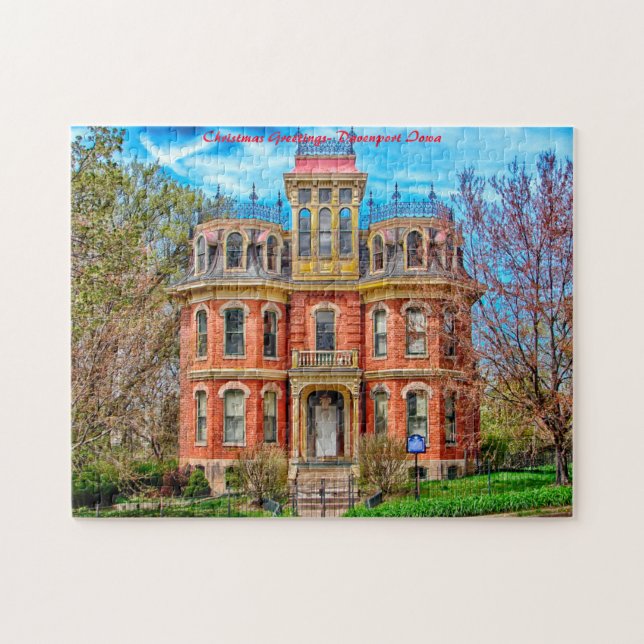 Quebra-cabeça Saudações de Natal - Davenport Iowa (Horizontal)