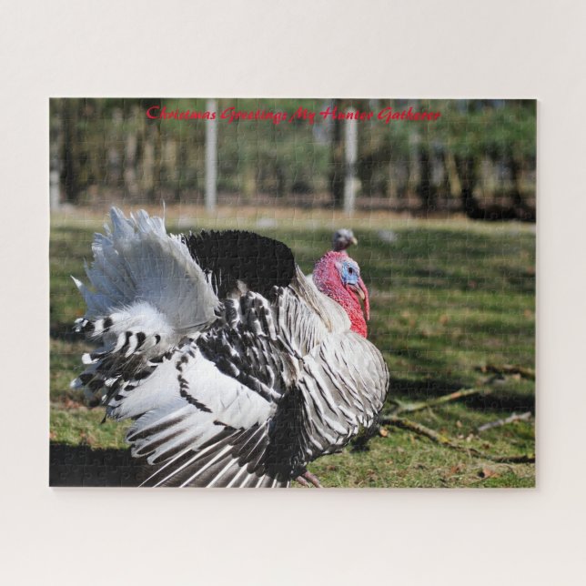 Quebra-cabeça Saudações de Natal Meu Caçador Coletor (Horizontal)