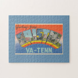 Quebra-cabeça Saudações Vintage do Cartão-postal Bristol