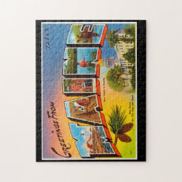 Quebra-cabeça Saudações Vintage do Maine Postcard Souvenir