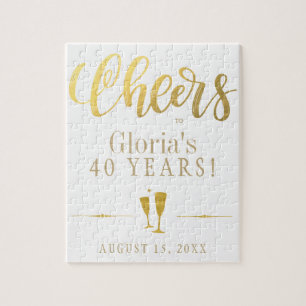 Quebra-cabeça Saúde para o presente de aniversário personaliza