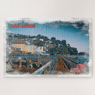 Quebra-cabeça Sausalito - Promenade - Estados Unidos -