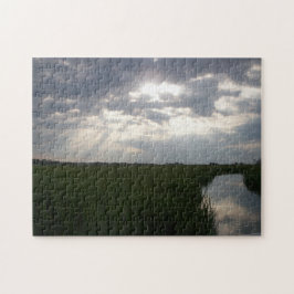 Quebra-cabeça Savana Geórgia da ilha de Tybee do pântano de sal