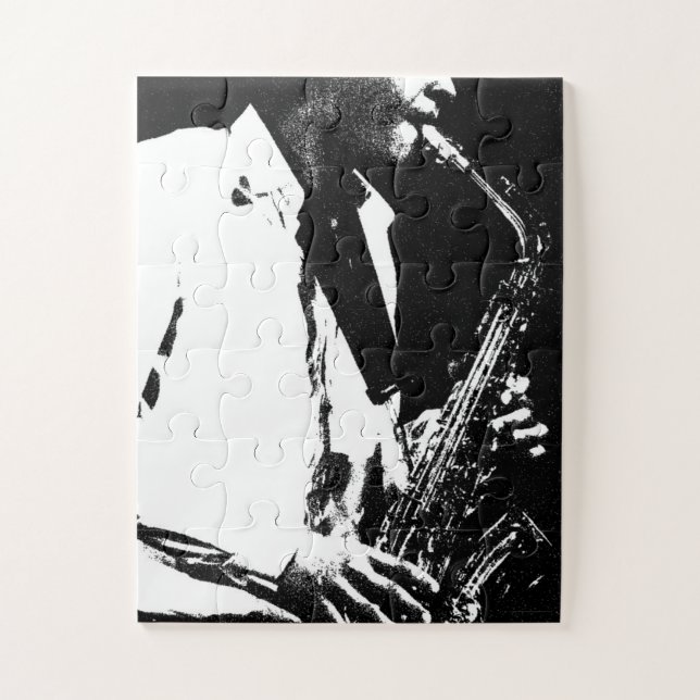 Quebra-cabeça Saxofone 11x14 30pc jpm (Vertical)