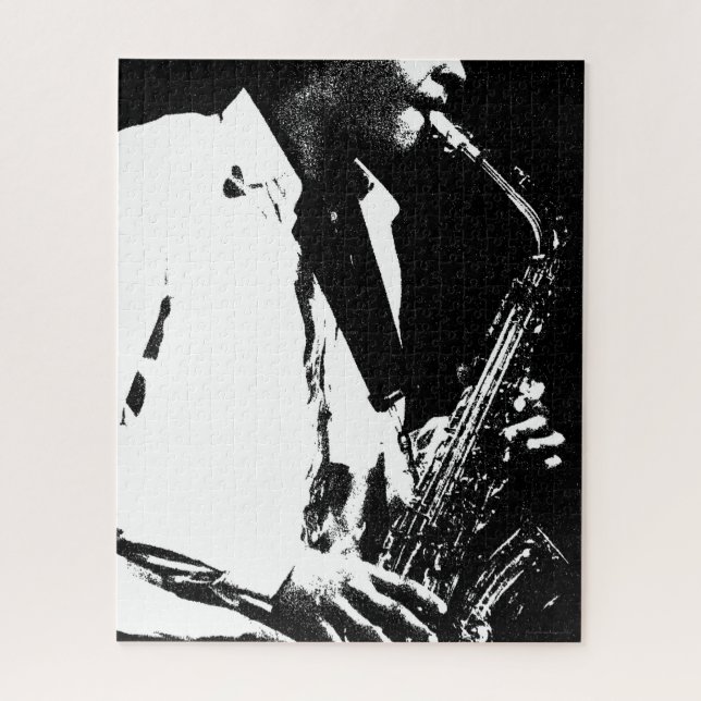 Quebra-cabeça Saxofone 16x20 520pc jpcna (Vertical)
