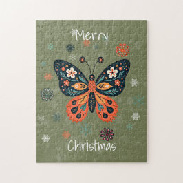 Quebra-cabeça Scandinavian Folk Art Style