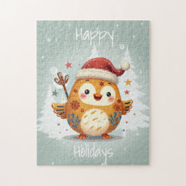 Quebra-cabeça Scandinavian Folk Art Style