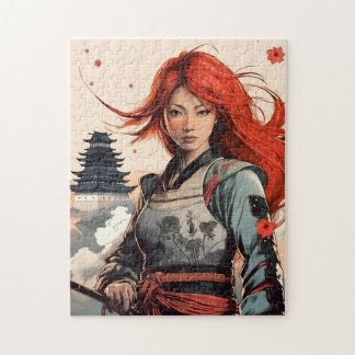 Quebra-cabeça Scarlet Blossom Samurai