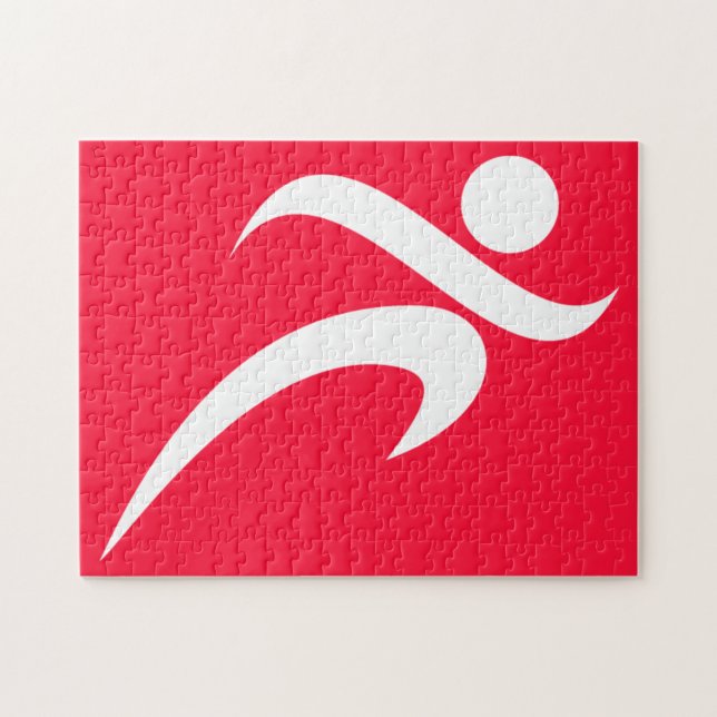 Quebra-cabeça Scarlet Red Running (Horizontal)