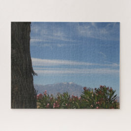 Quebra-cabeça Scenerence California Mountain Palm Primavera Blue