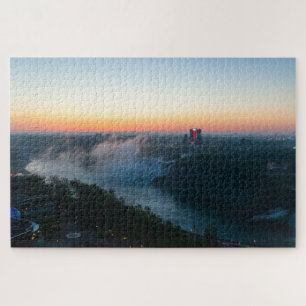 Quebra-cabeça Scenic Niagara cai de vista ao amanhecer, Canadá