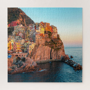 Quebra-cabeça Scenic Village, Cinque Terre, Liguria, Itália