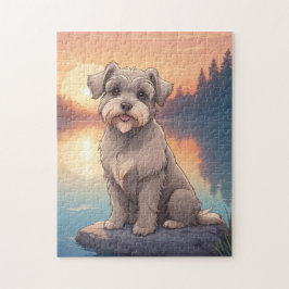 Quebra-cabeça Schnauzer dog