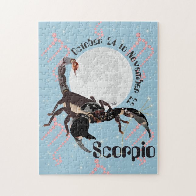 Quebra-cabeça Scorpio de 24 de outubro a 22 de novembro Quebra-c (Vertical)