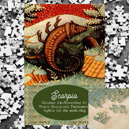 Quebra-cabeça Scorpio - Sinal Escorpião Zodíaco Aniversário