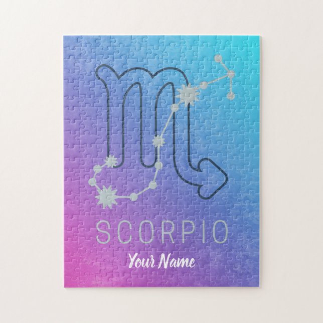 Quebra-cabeça Scorpio Zodiac - Sinal de Estrela - Constelação do (Vertical)