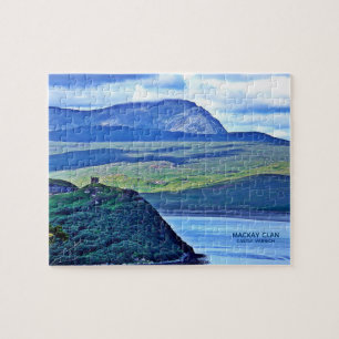 Quebra-cabeça Scotland Castle Varrich MacKay Clan Jigsee Quebra-