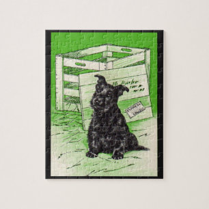 Quebra-cabeça Scottie dog por entrega especial
