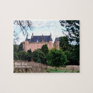 Quebra-cabeça Scottish Ross Clan Balnagown Castle Jigsee Quebra-