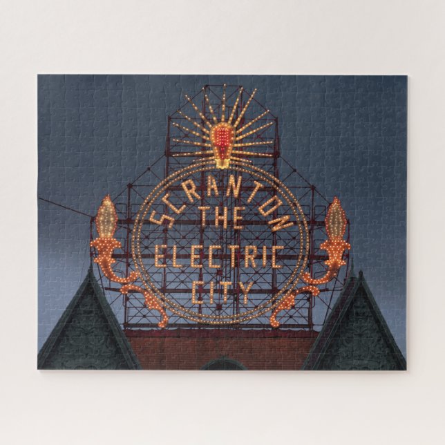 Quebra-cabeça Scranton, a cidade elétrica (Horizontal)