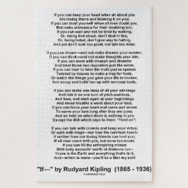 Quebra-cabeça Se- Poema de Rudyard Kipling (Sem Imagem de Kiplin