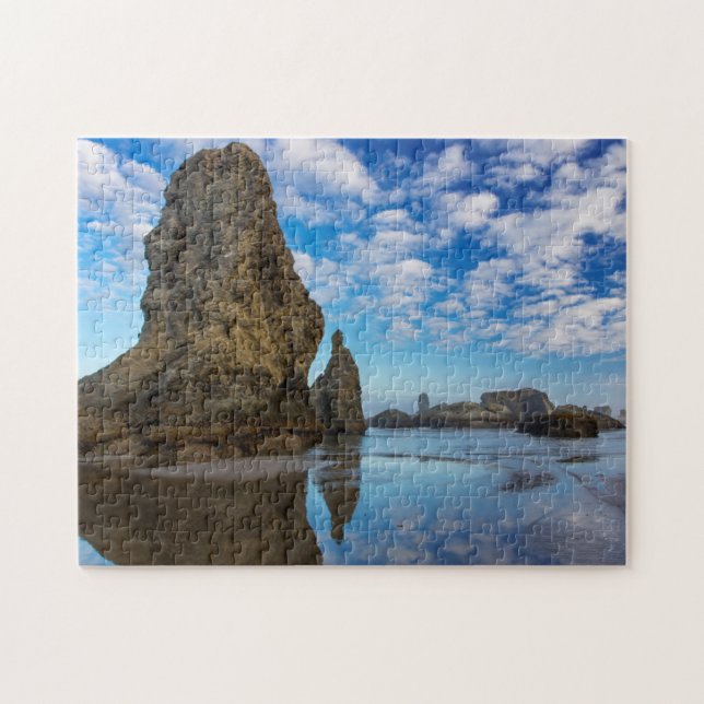 Quebra-cabeça Sea Stacks on Bandon Beach, Bandon, Oregon 1 (Horizontal)