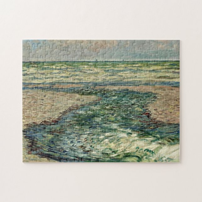 Quebra-cabeça Seacoast of Pourville Low Tide Monet Fine Art (Horizontal)