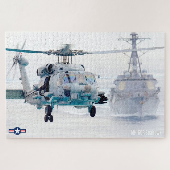 Quebra-cabeça SEAHAWK MH-60R (20x30 POLEGADAS) (Horizontal)