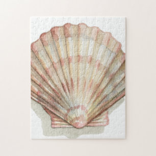 Quebra-cabeça Seashell Rosa e Cream