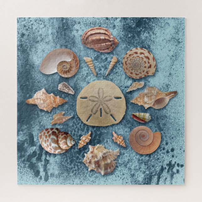 Quebra-cabeça Seashells Collection Mandala (Horizontal)